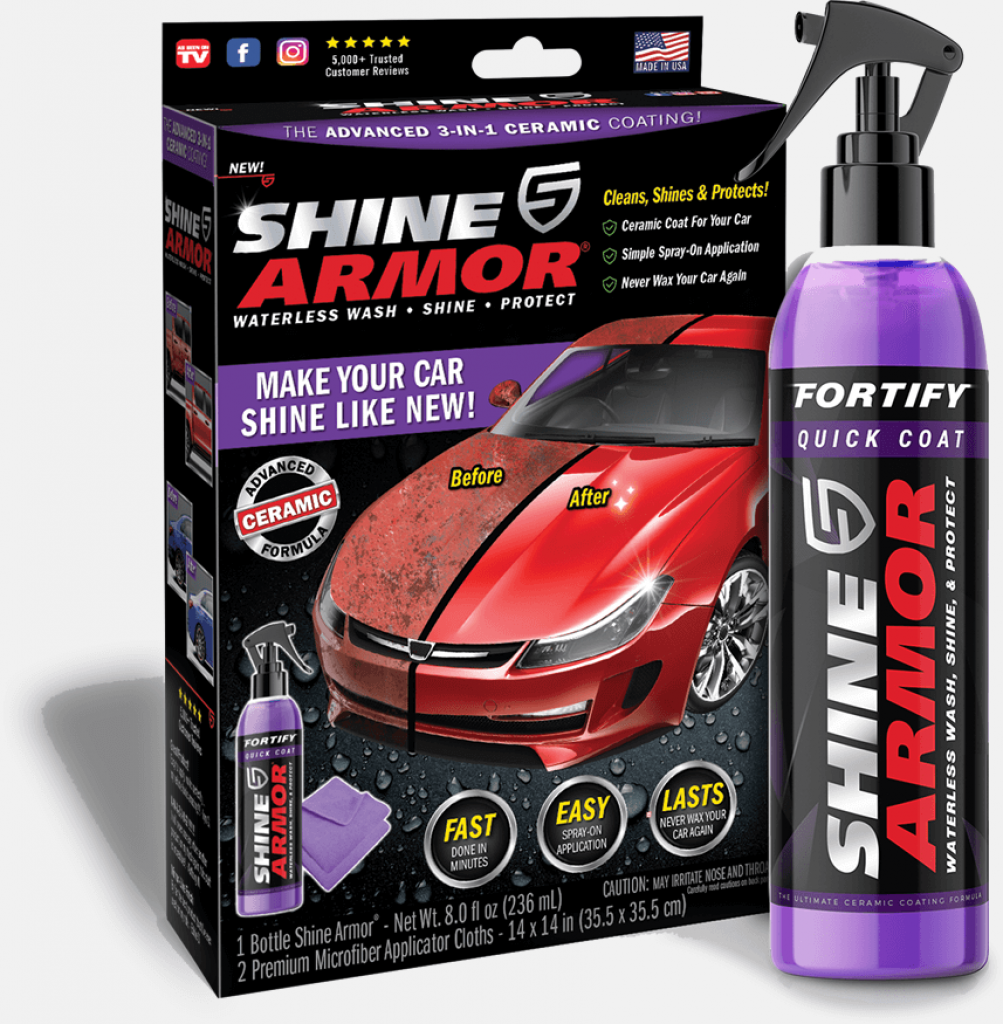 SHINE ARMOR - REVESTIMENTO CERÂMICO 3 EM 1: UMA REVOLUÇÃO NO CUIDADO E BRILHO DO AUTOMÓVEL