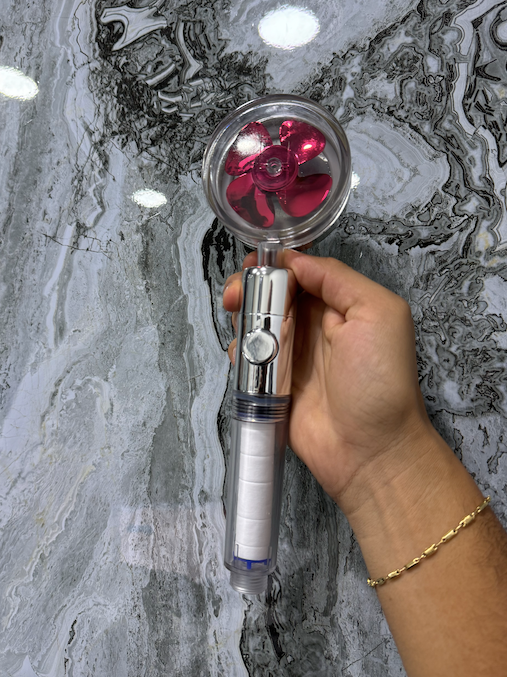 TURBOJET - LUXURY SHOWER HEAD WITH ADVANCED MASSAGE TECHNOLOGY: ENJOY A RELAXING MASSAGE WHILE YOU SHOWER