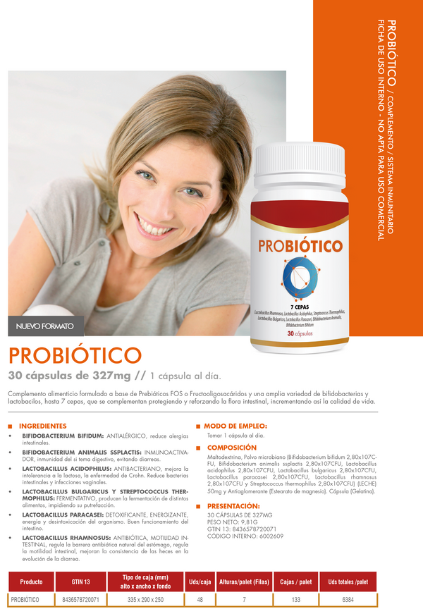SUP NATURAL | Probiotic, 30 Capsules — Balance, Lightness and Digestive Well-Being: Feel Good Like Never Before
