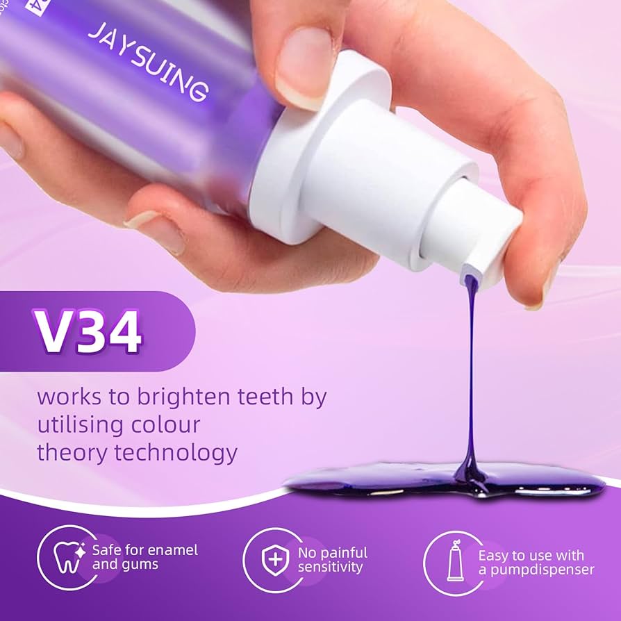 JAYSUING - V34 TEETH WHITENING MOUSSE: A REVOLUTION IN TEETH WHITENING ...