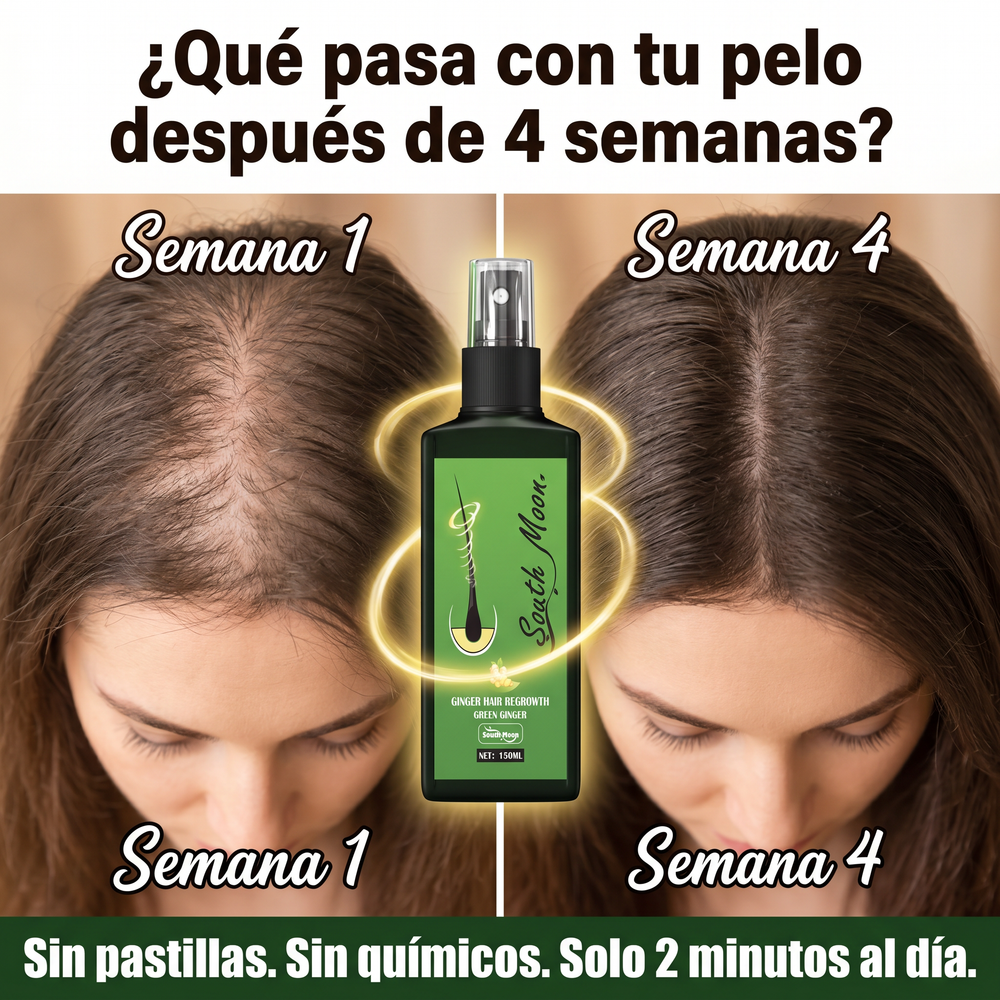 SOUTH MOON™ | Sérum de ginseng y jengibre para ganar densidad y fortalecer el cabello