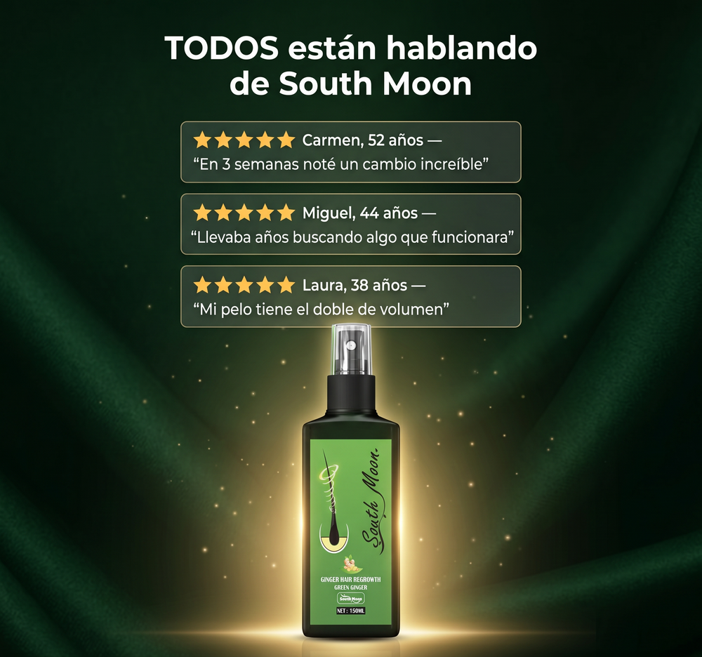 SOUTH MOON™ | Sérum de ginseng y jengibre para ganar densidad y fortalecer el cabello