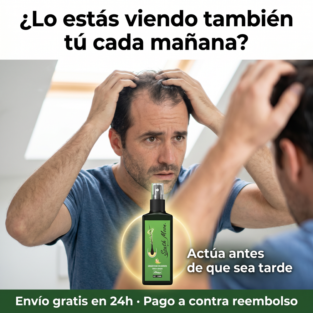 SOUTH MOON™ | Sérum de ginseng y jengibre para ganar densidad y fortalecer el cabello